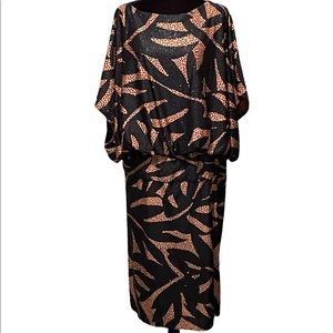 Vintage 70’s Printed  Dress